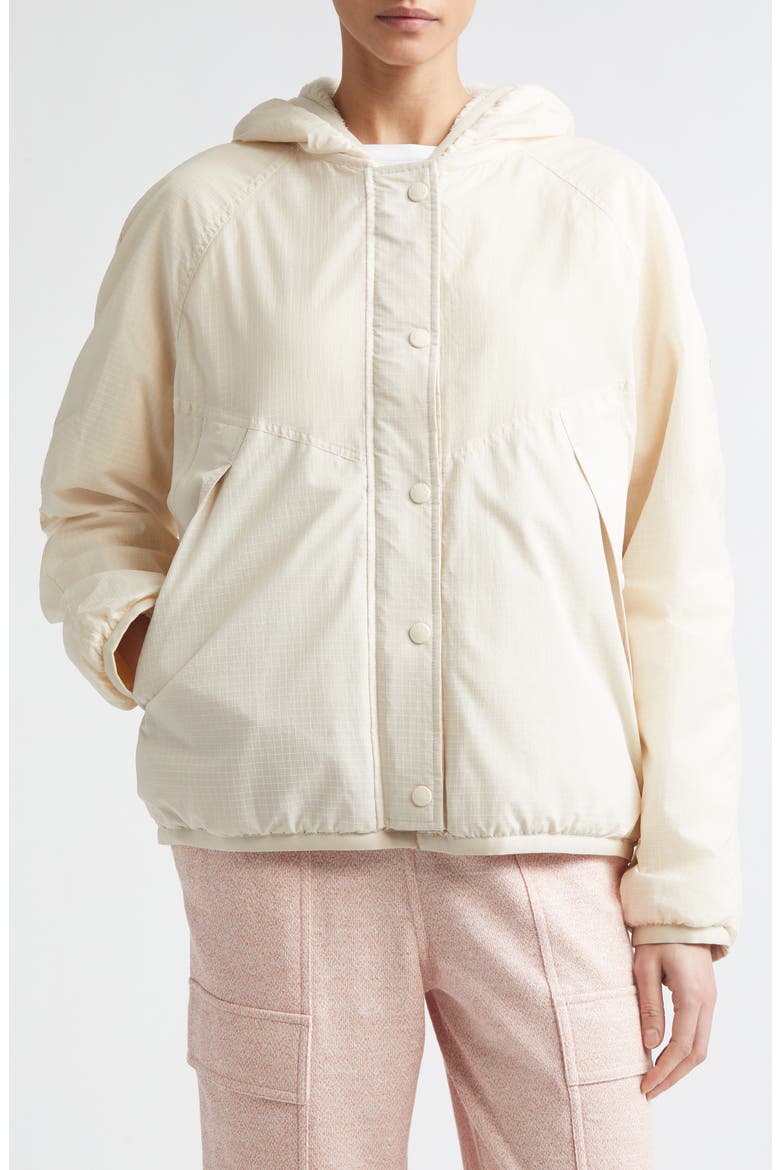 Reversible Polartec® High Loft™ Hoodie, Main, color, MILK/ VANILLA