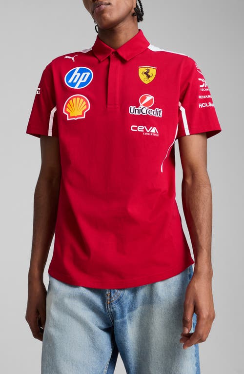 Puma Scuderia Ferrari Team Pro Polo In Red