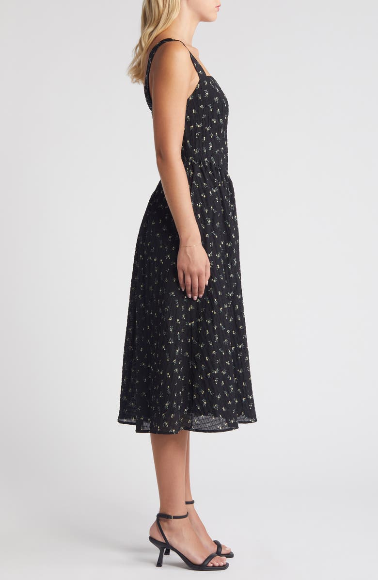 Chelsea28 Floral Sleeveless Fit & Flare Sundress, Alternate, color,