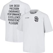 PLEASURES Men's PLEASURES  White San Diego Padres Precision T-Shirt