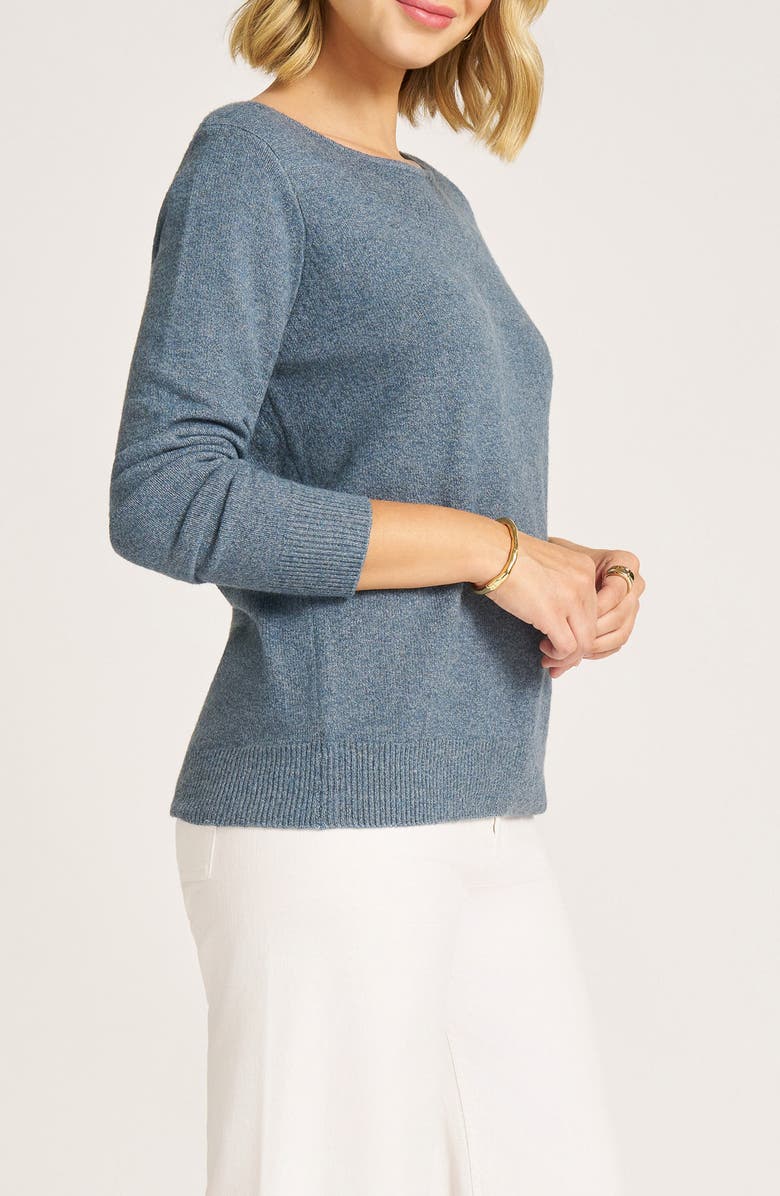 matty m. Lena Relaxed Fit Sweater, Alternate, color, Dusty Blue