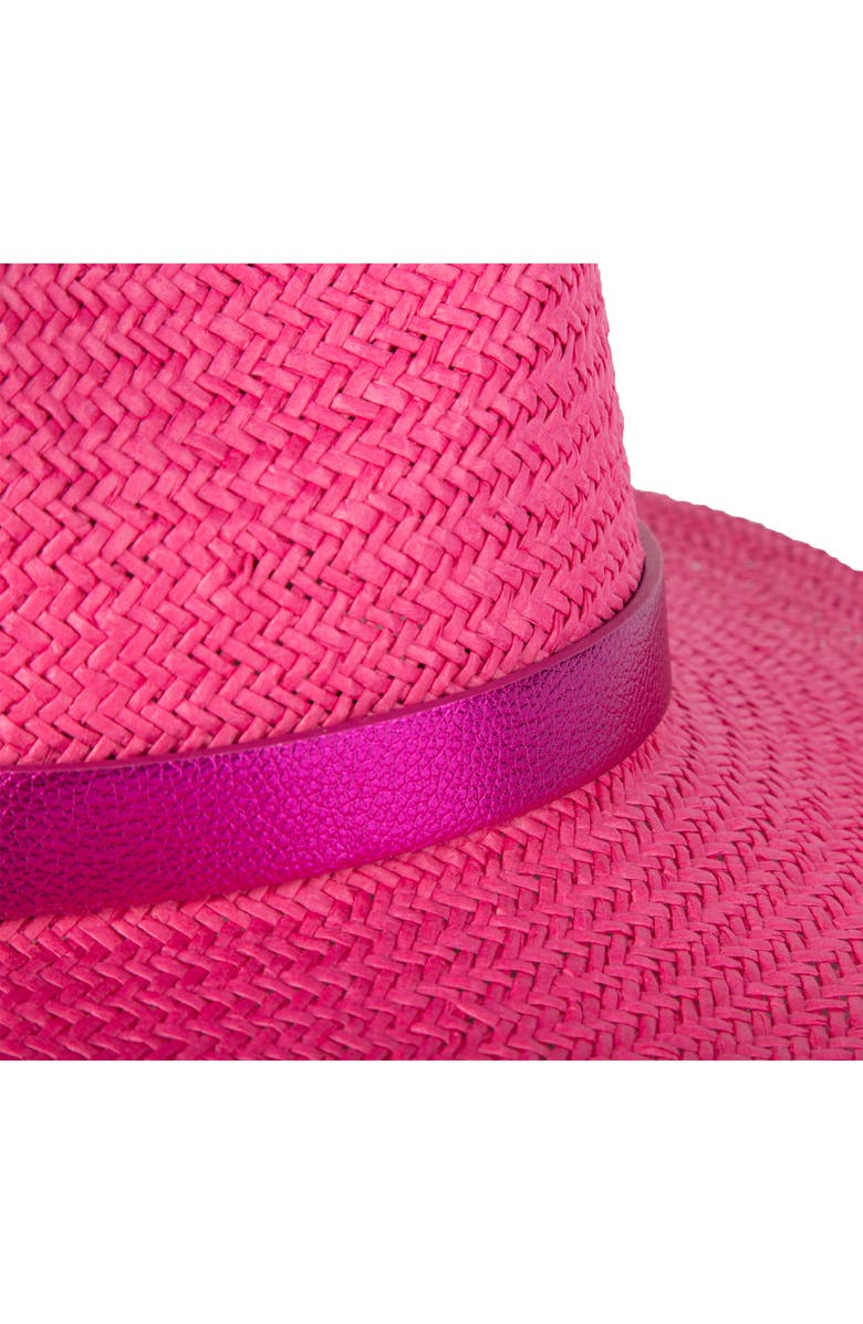 Kurt Geiger London Straw Fedora, Alternate, color,