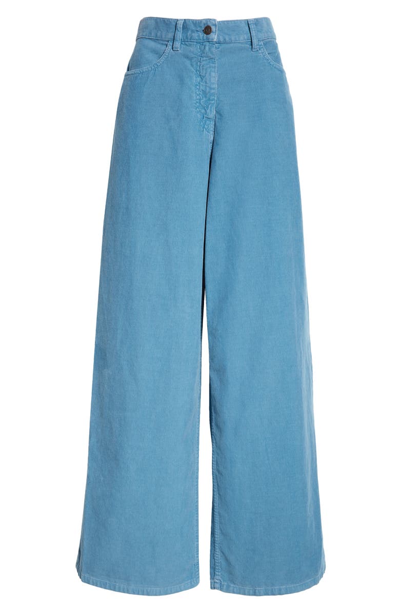 The Row Chan Wide Leg Cotton Corduroy Pants, Alternate, color, 