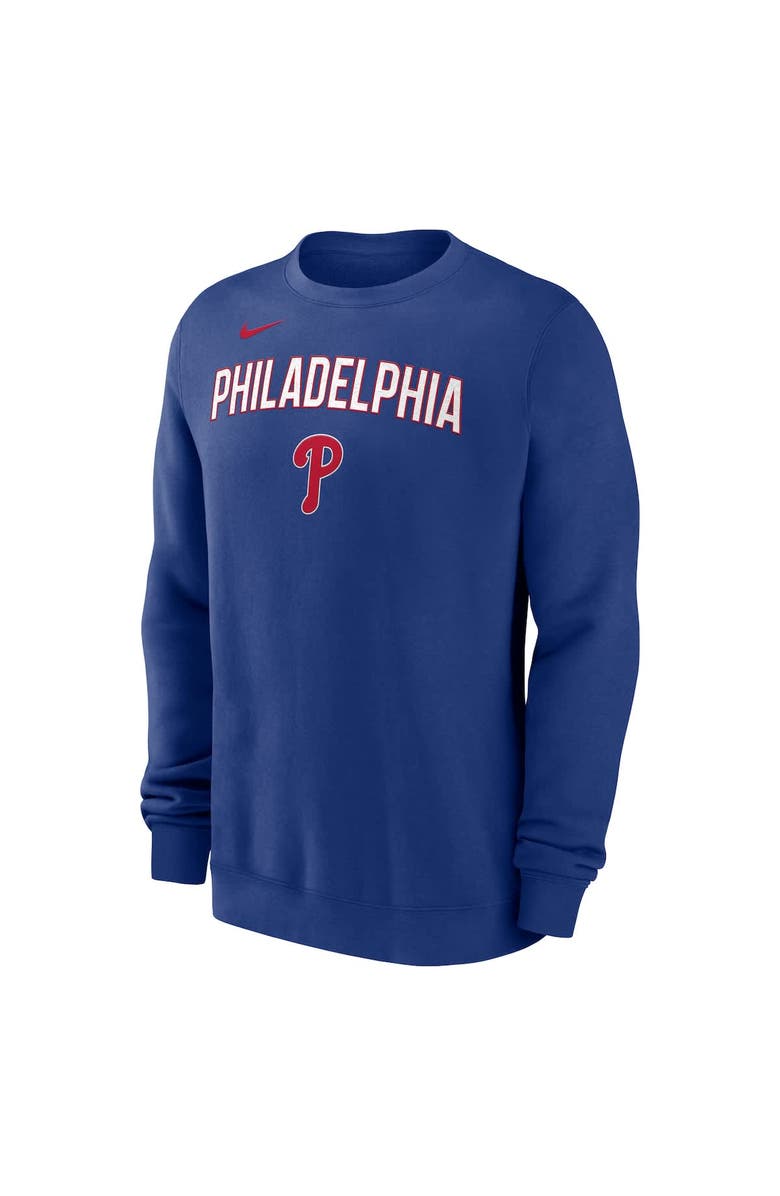 Nike Men's Nike Royal Philadelphia Phillies Pullover Sweatshirt, Alternate, color, Royal