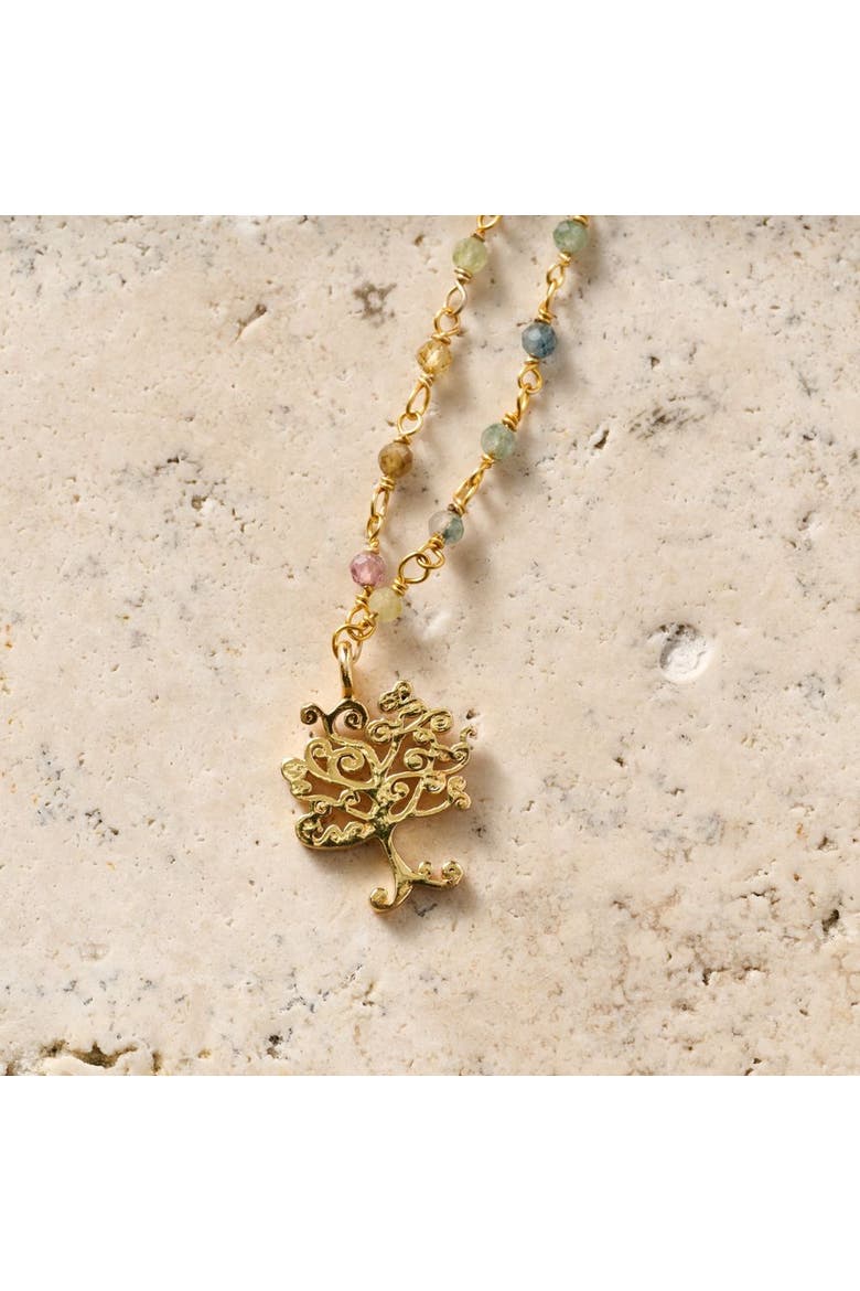 Good Fortune Charm Necklace, Alternate, color, Multi Color