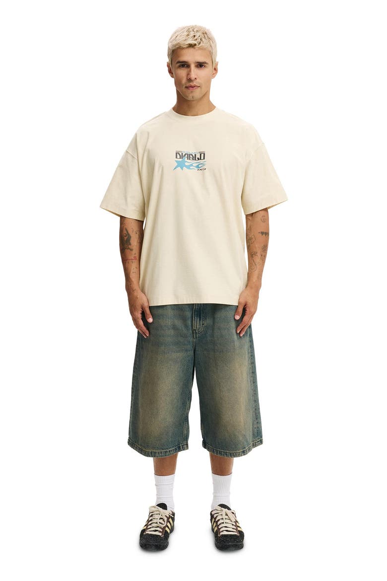 Men's Box Fit Graphic T-Shirt, Alternate, color, Creampuff  Diablo