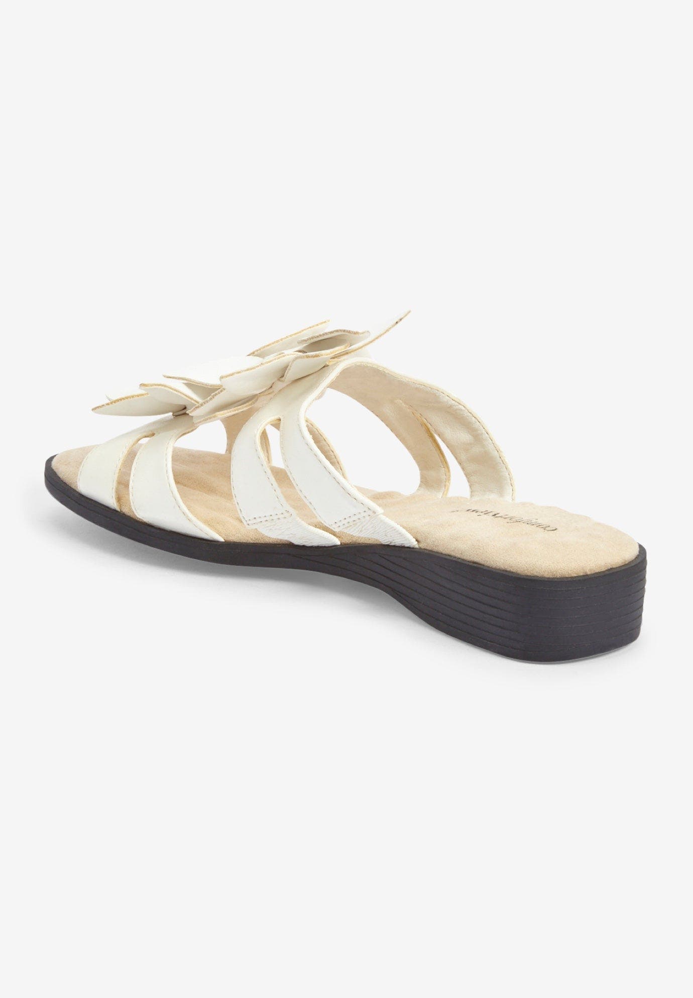 The Paula Slip On Sandal, Alternate, color, WHITE