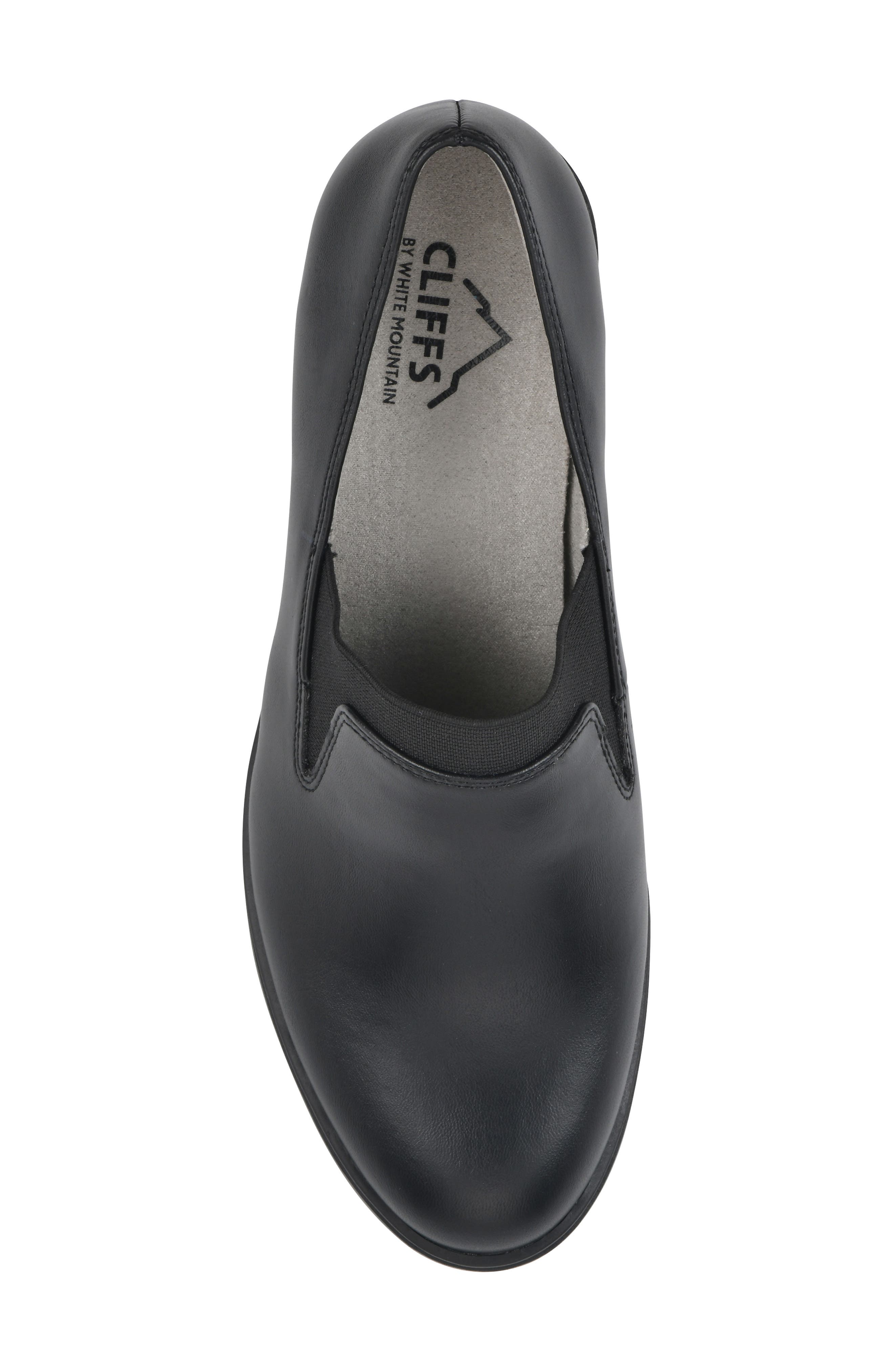 CLIFFS BY WHITE MOUNTAIN Hunton Block Heel Loafer Pump - Wide Width, Alternate, color, 