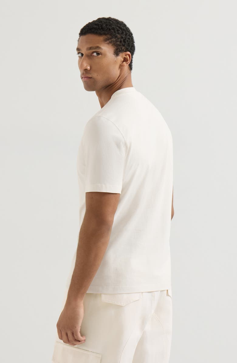 Brunello Cucinelli T-shirt with print, Alternate, color, White