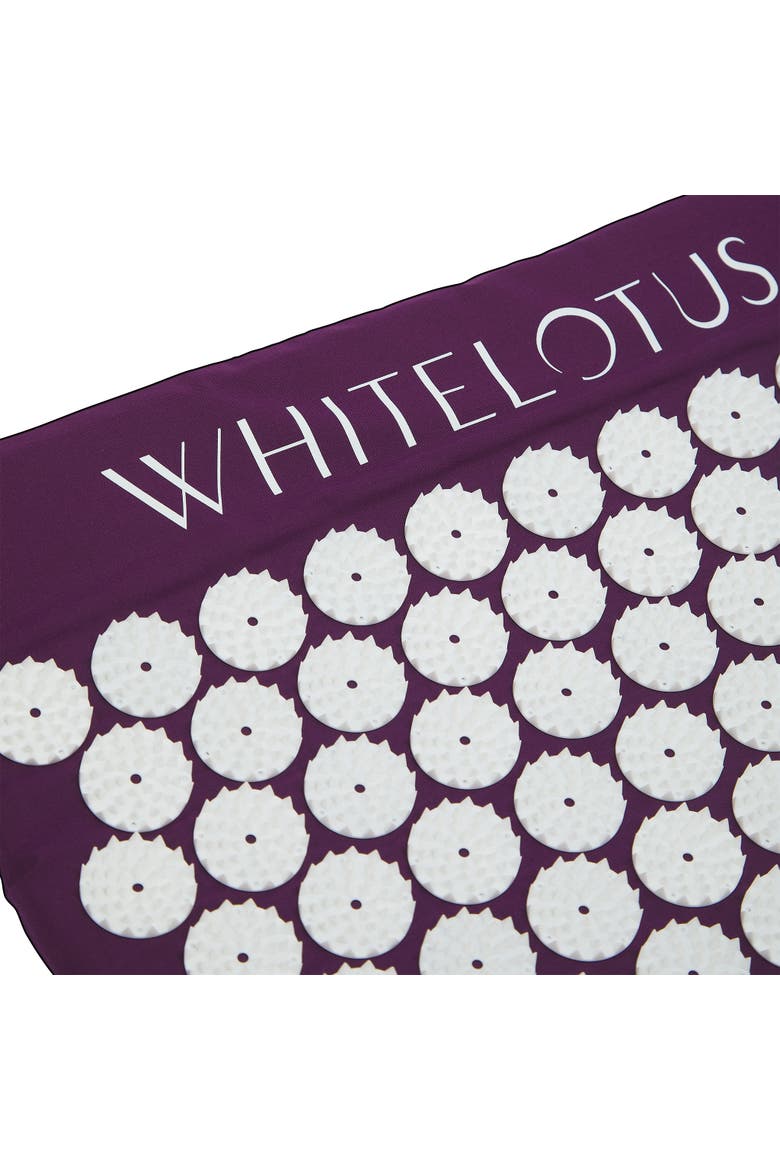 Premium Acupressure Mat Set Natural Stress Relief & Relaxation, Alternate, color, Magenta Purple