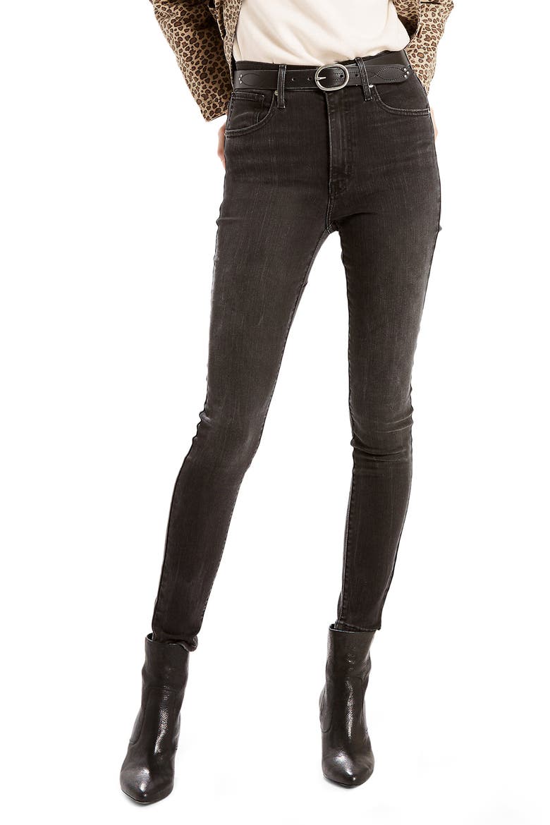 Levi's® Mile High High Waist Super Skinny Jeans, Main, color, SF NIGHTS