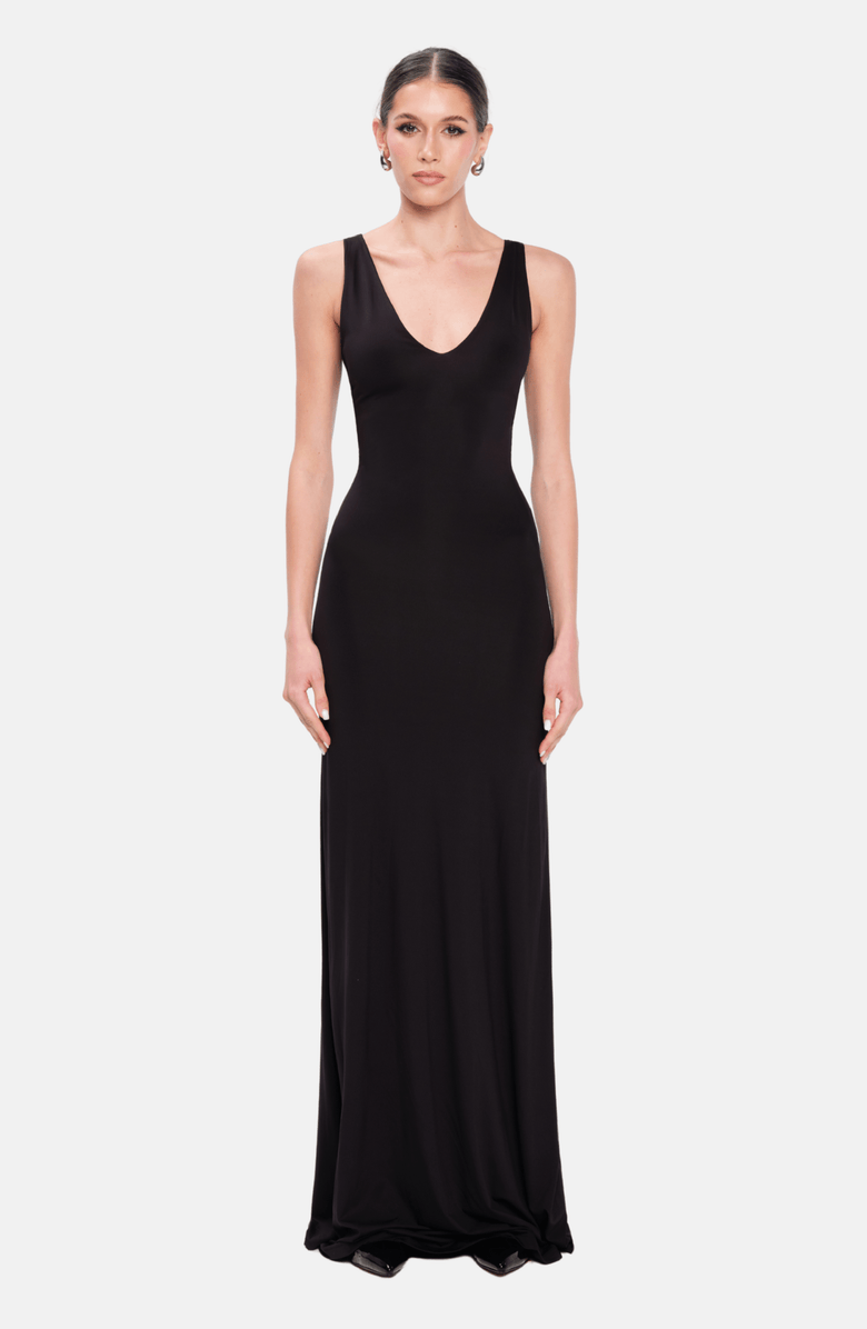 OW Collection FLORENCE Maxi Dress, Main, color, Black