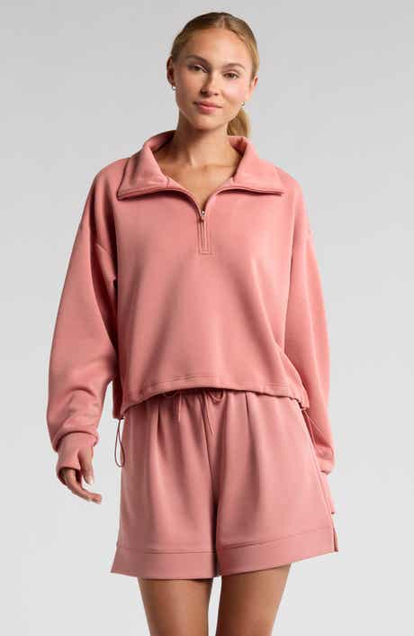 Zella Ultrasoft Knit Half Zip Pullover