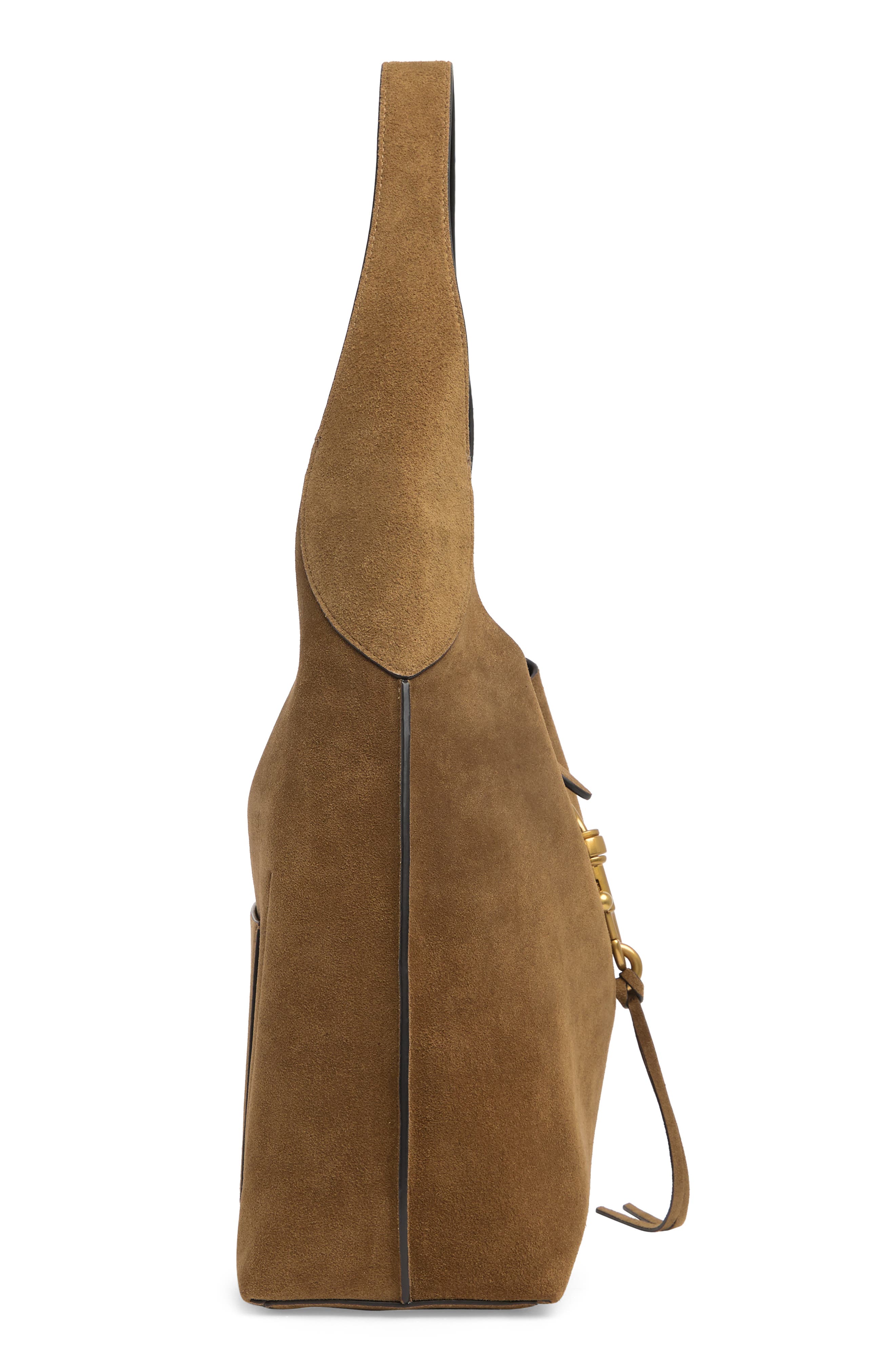 Rebecca Minkoff Megan Suede Hobo Bag, Alternate, color, 