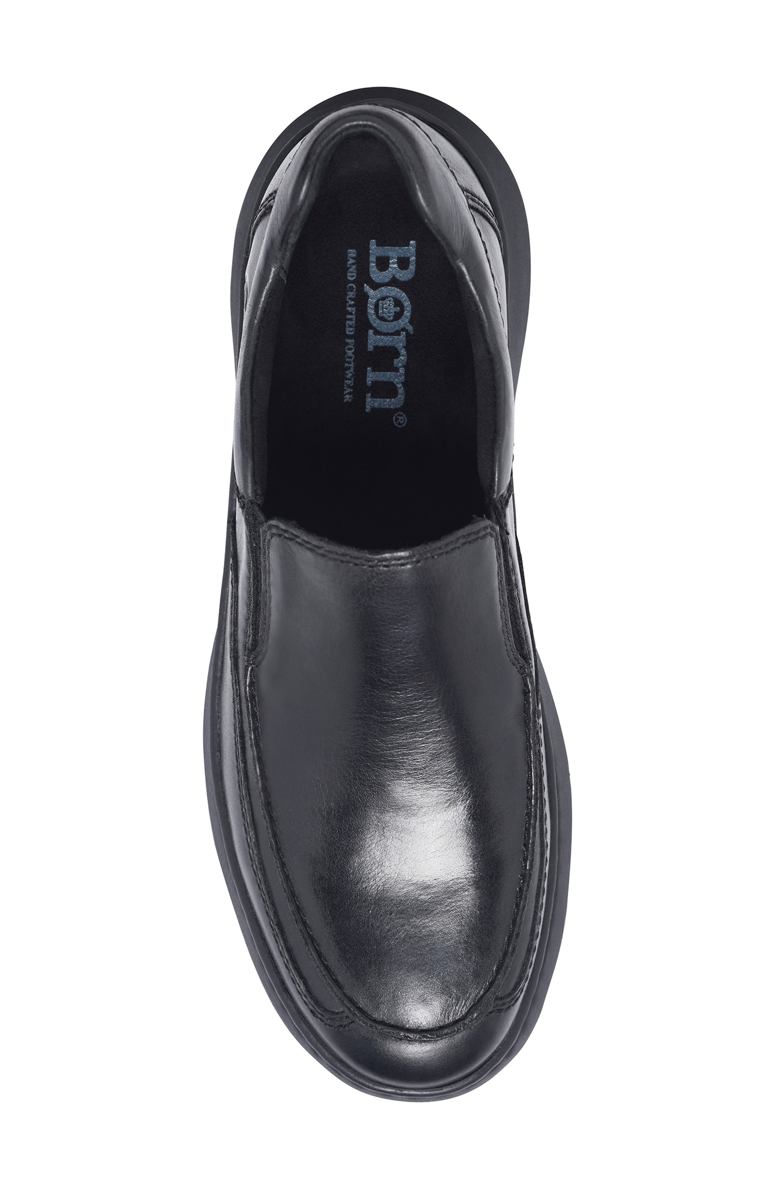 Børn Cambridge Slip-On Sneaker, Alternate, color, Black Leather