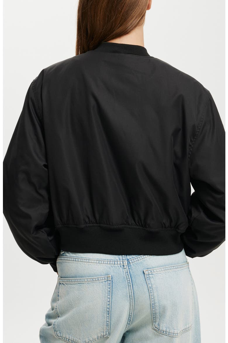 Women's Brandi Bomber Jacket, Alternate, color, BLACK