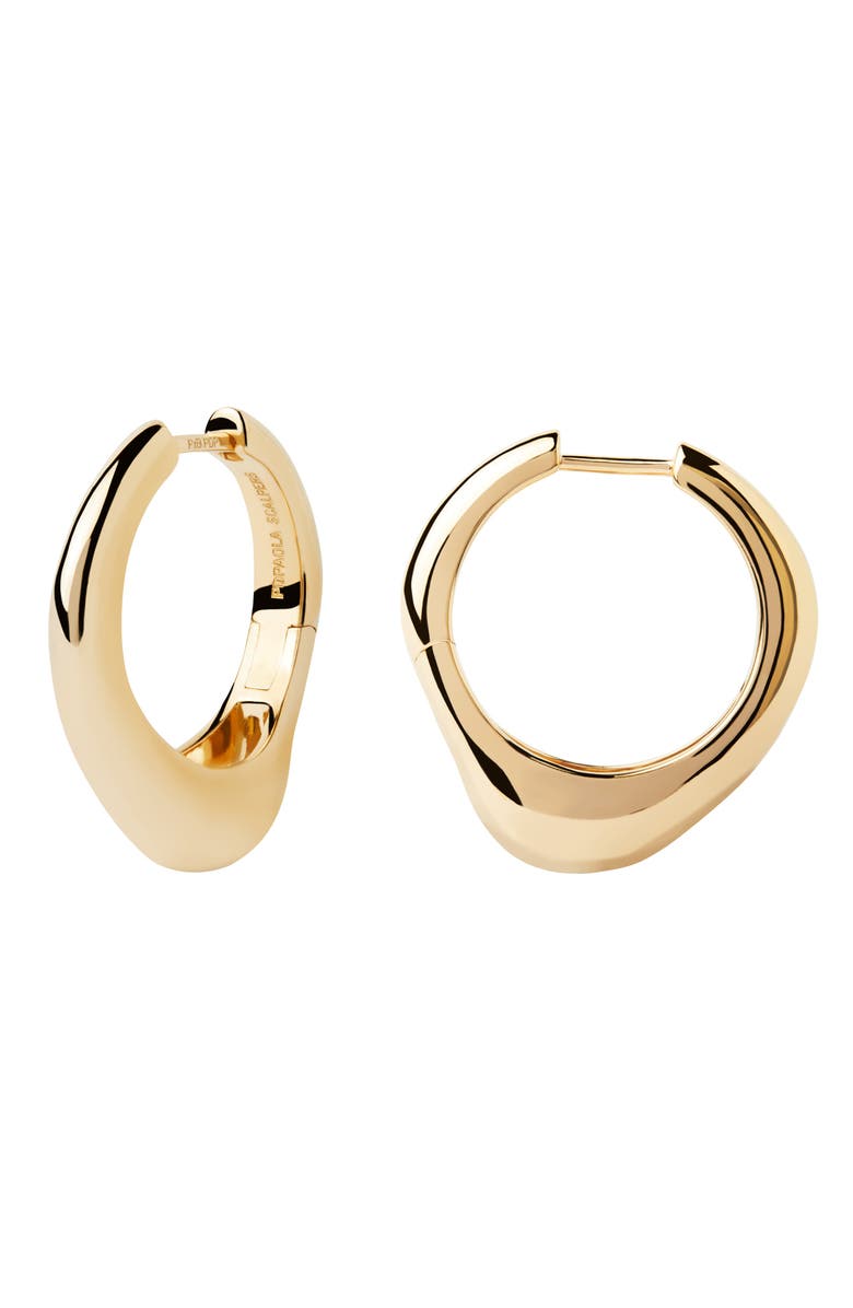 PDPAOLA Riba Hoops, Main, color, Gold