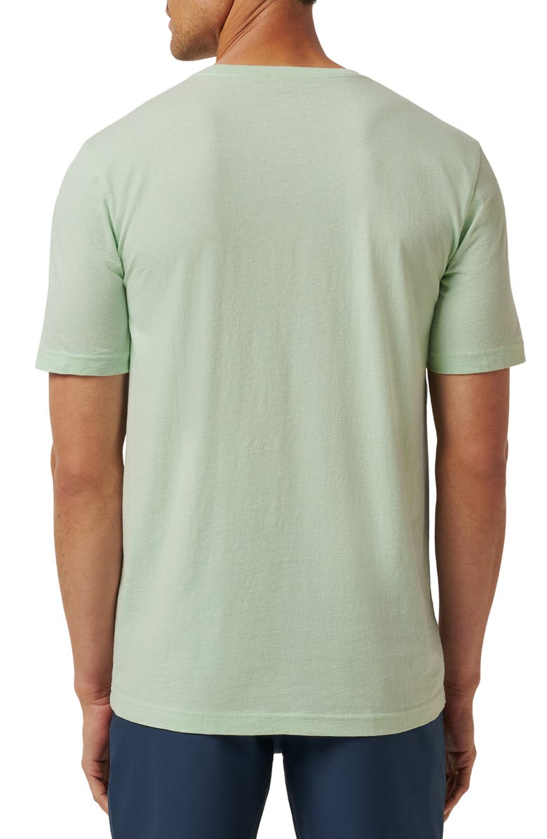 TravisMathew Player Parking Cotton Graphic T-Shirt, Alternate, color, Aqua Foam