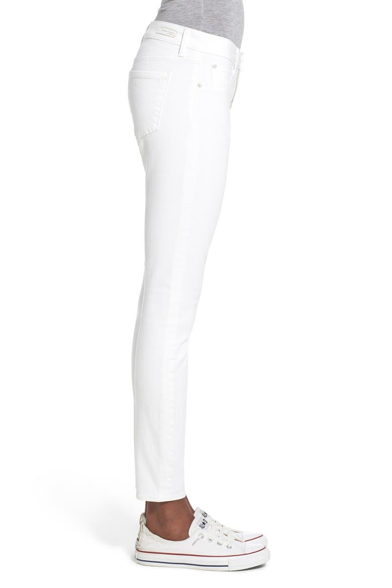 'Sarah' Skinny Jeans, Alternate, color, WHITE