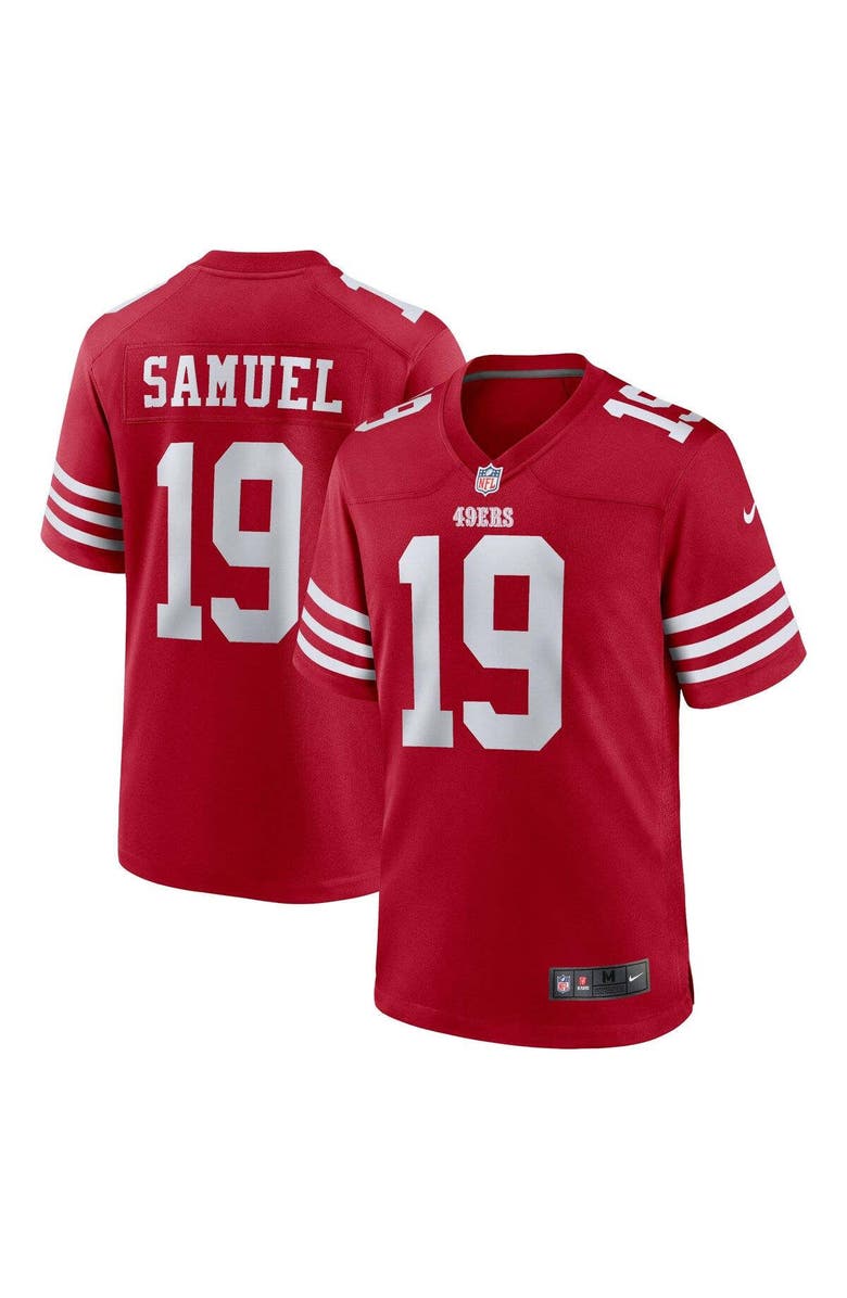 Nike Men's Nike Deebo Samuel Scarlet San Francisco 49ers Player Game Jersey, Main, color, 