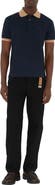 Burberry Logo Collar Cotton Polo Shirt