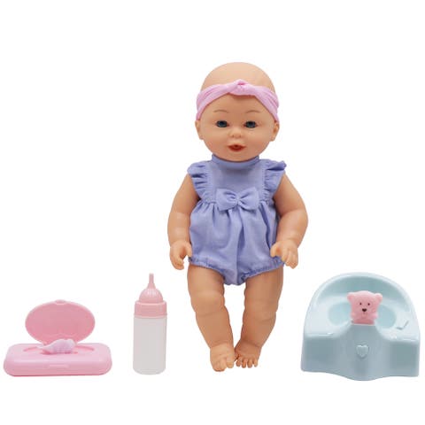 Musical Potty & 12" Baby Doll Playset