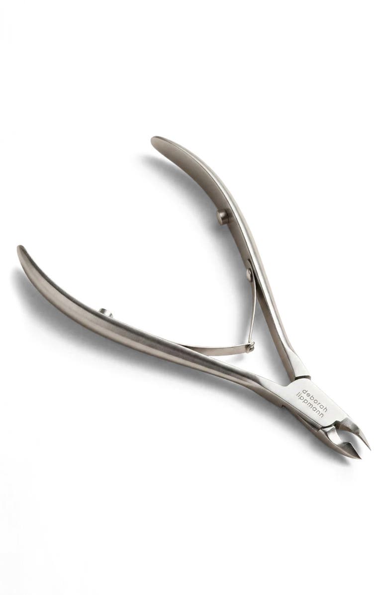 Deborah Lippmann Stainless Steel Cuticle Nipper, Main, color, Silver