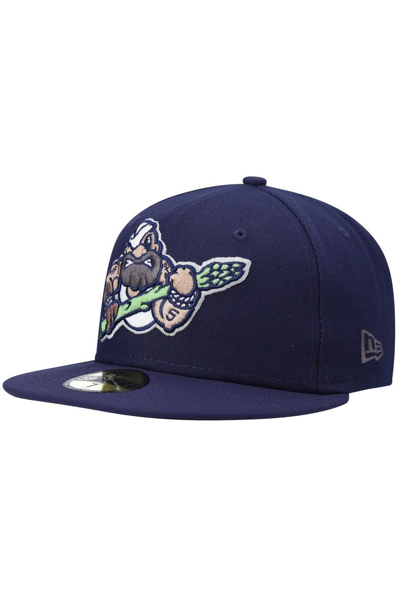 Men's New Era Navy Stockton Ports Authentic Collection Team Alternate 59FIFTY Fitted Hat, Alternate, color, Navy