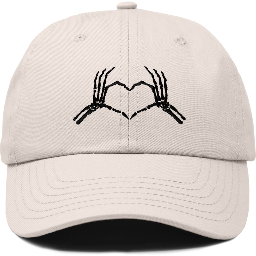Dalix Babe Embroidered Cap In Beige
