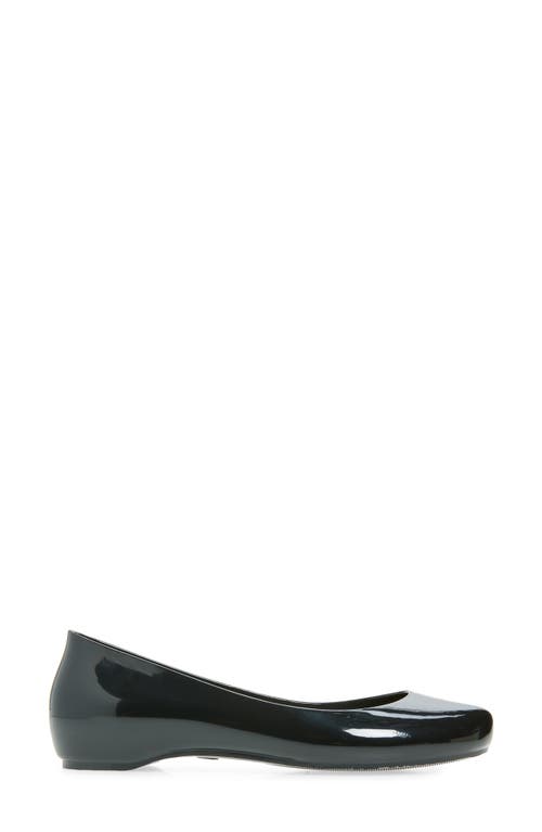 Jeffrey Campbell Fixed Split Toe Jelly Flat In Black