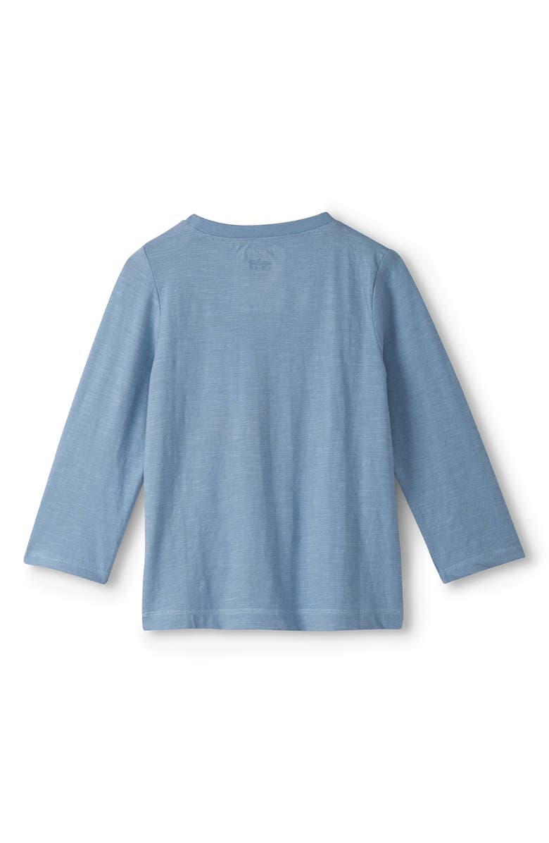 Hatley Ranch Long Sleeve Embroidered Graphic T-Shirt & Joggers Set, Alternate, color, Light Blue