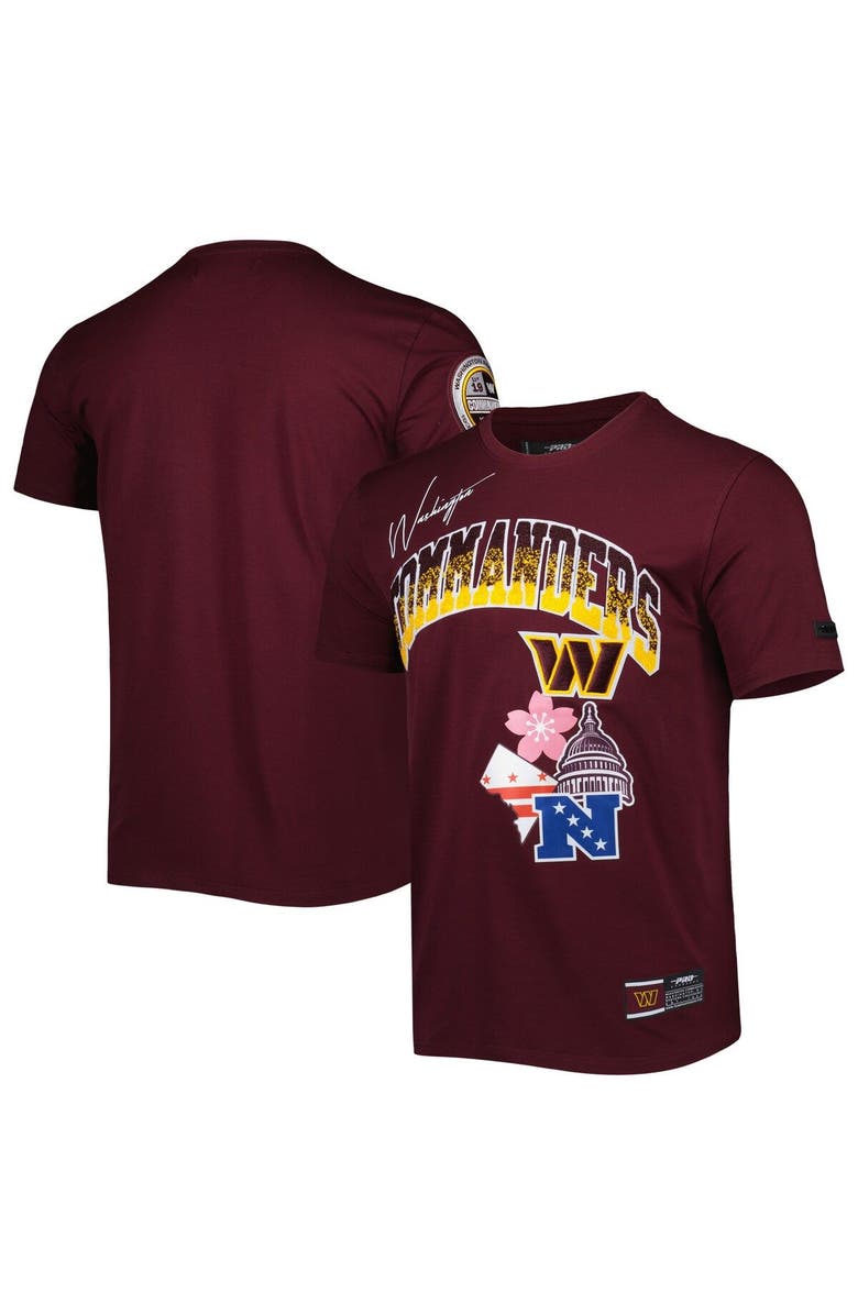 PRO STANDARD Men's Pro Standard Burgundy Washington Commanders Hometown Collection T-Shirt, Main, color, 