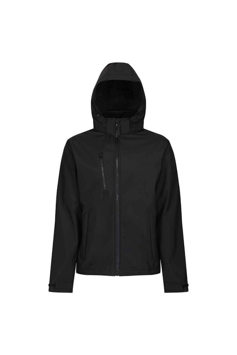 Venturer Three Layer Soft Shell Jacket, Main, color, Black