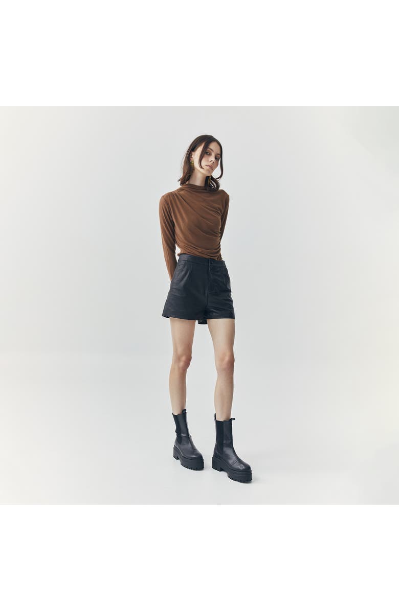 ATS Mira Long Sleeve Top, Alternate, color, Brown