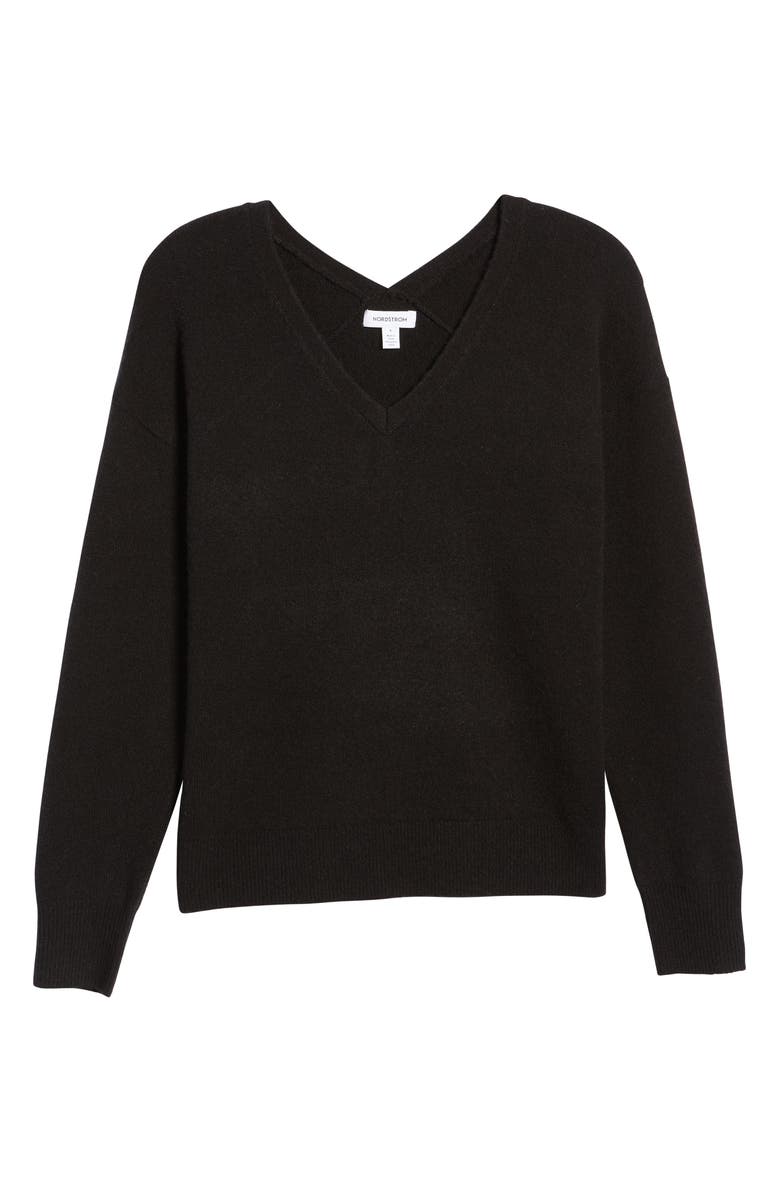 Nordstrom V-Neck Sweater, Alternate, color,