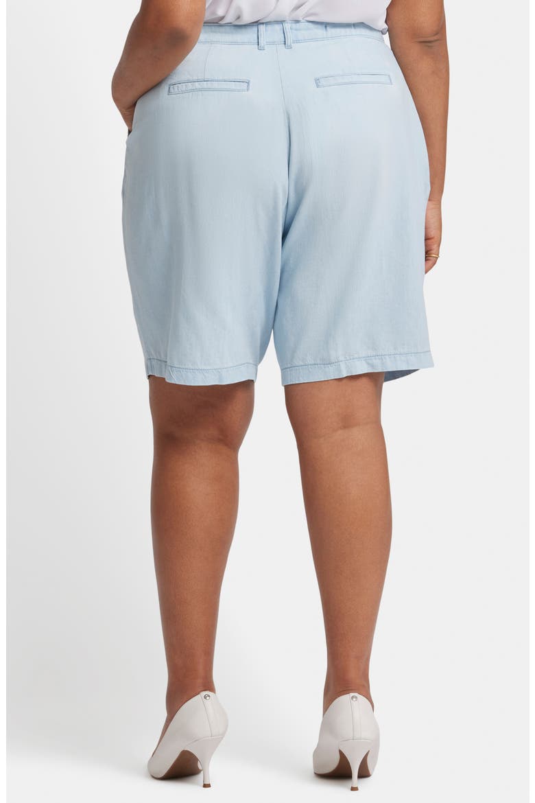 Relaxed High Waist Denim Bermuda Shorts, Alternate, color, OCEANFRONT