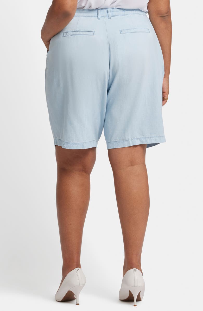 NYDJ Relaxed High Waist Denim Bermuda Shorts, Alternate, color, Oceanfront