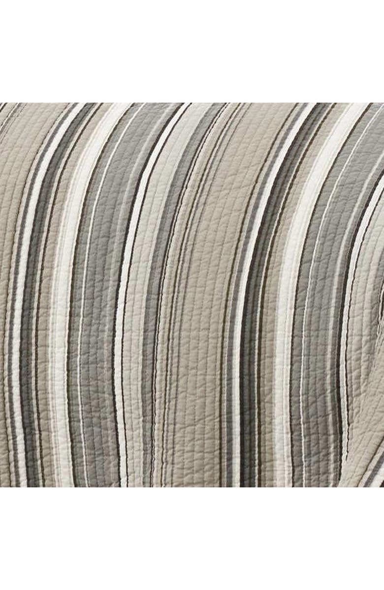 STONE COTTAGE Fresno Quilt & Sham Set, Alternate, color, Dark Grey