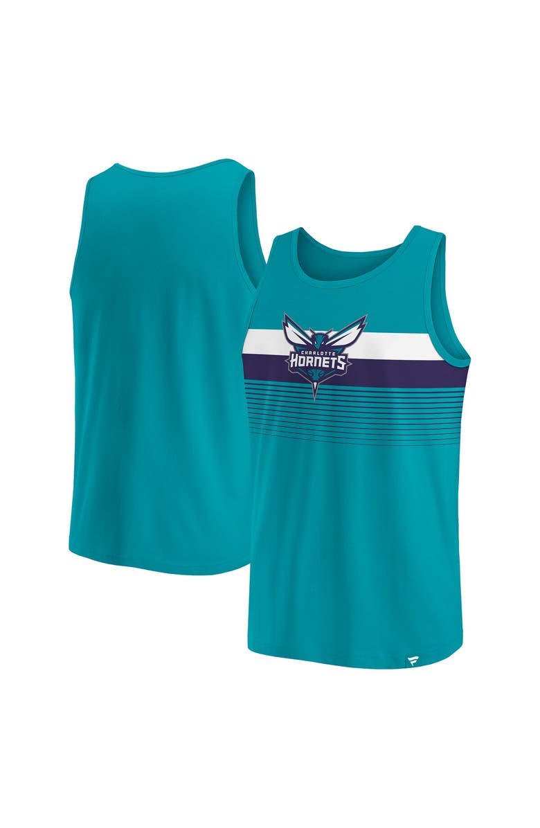 FANATICS Men's Fanatics Branded Teal Charlotte Hornets Wild Game Tank Top, Alternate, color, Teal