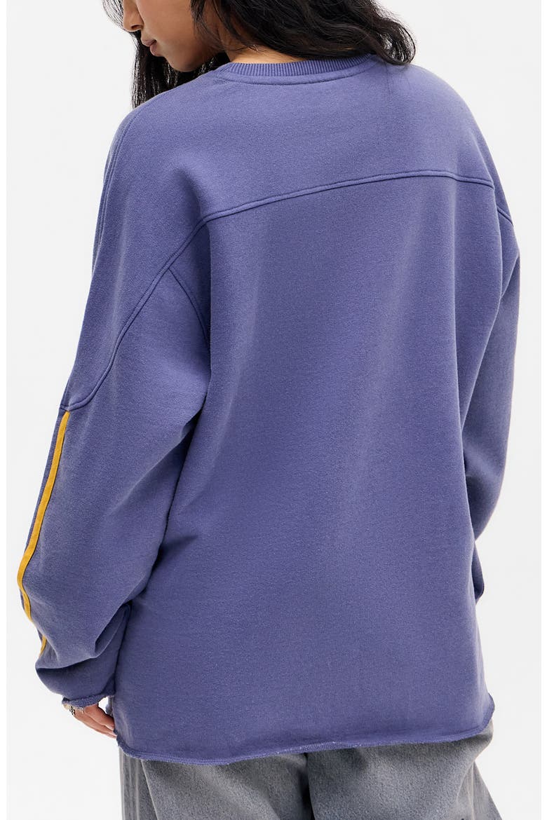 Number Appliqué Cotton Sweatshirt, Alternate, color, BLUE