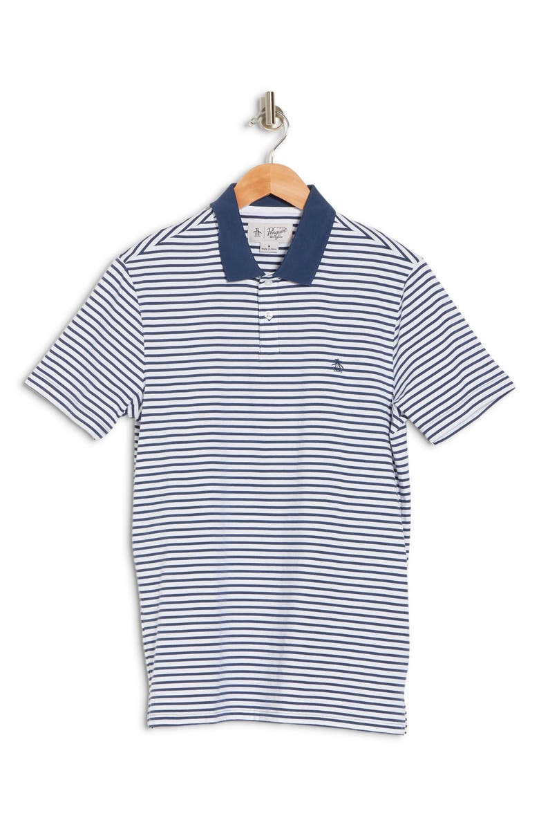 Original Penguin Striped Polo, Alternate, color,