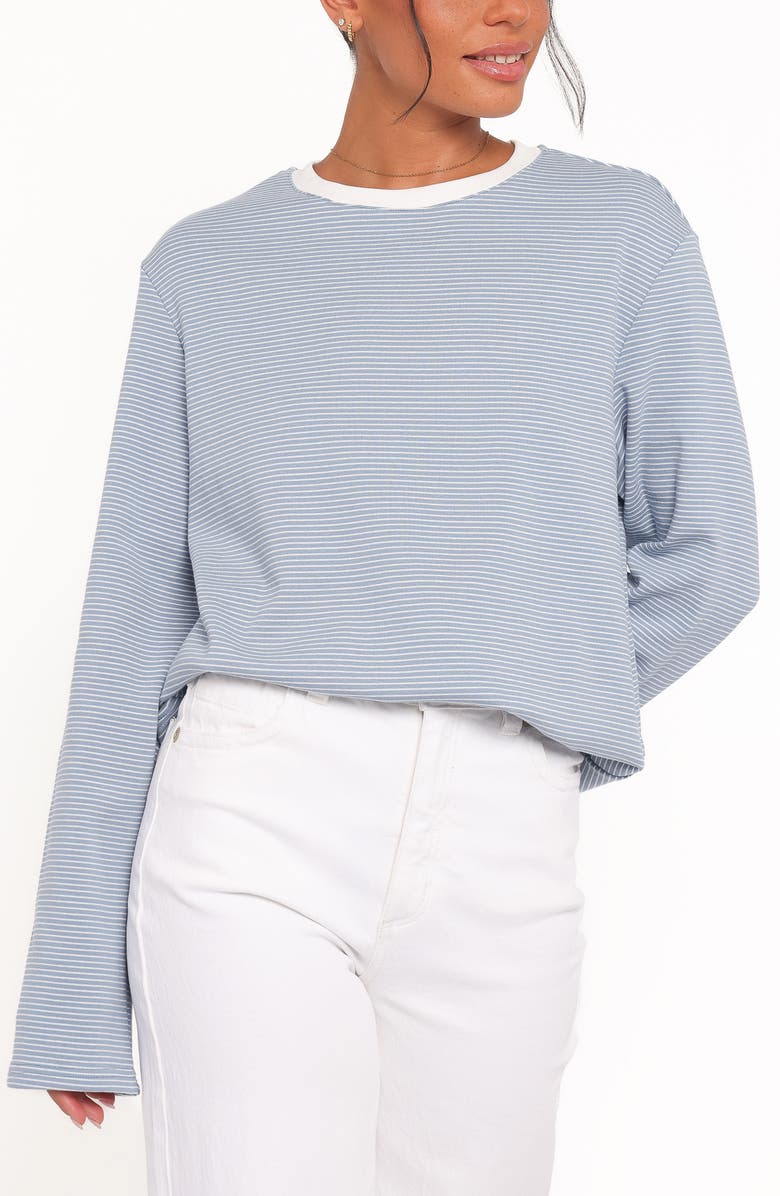 Petal & Pup Ruva Stripe Long Sleeve T-Shirt, Main, color, 