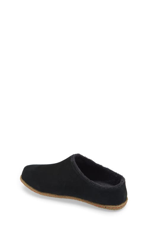 Sorel Youth Lanner Ridge Ii Slipper In Black