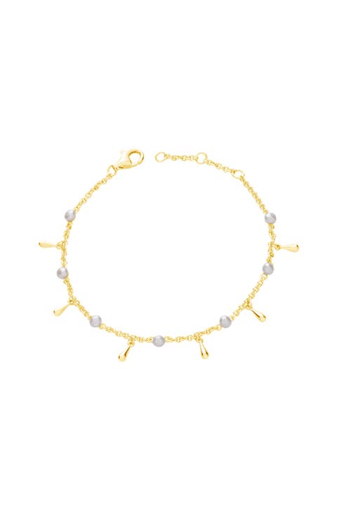 Royal Pearl Drop Bracelet