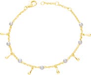 Lucy Quartermaine Royal Pearl Drop Bracelet