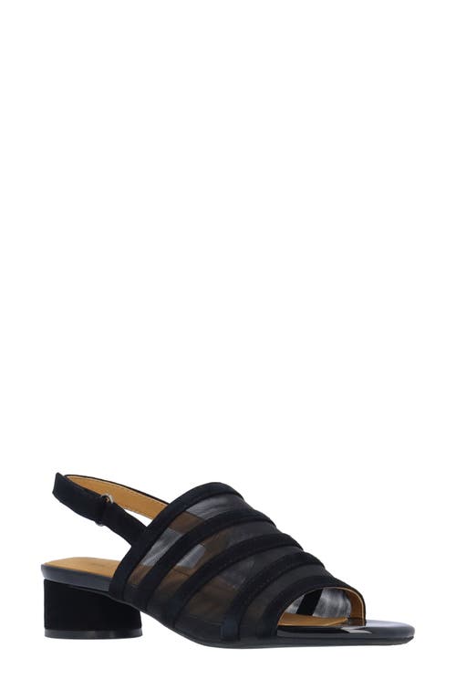 L'amour Des Pieds Elian Slingback Sandal In Black