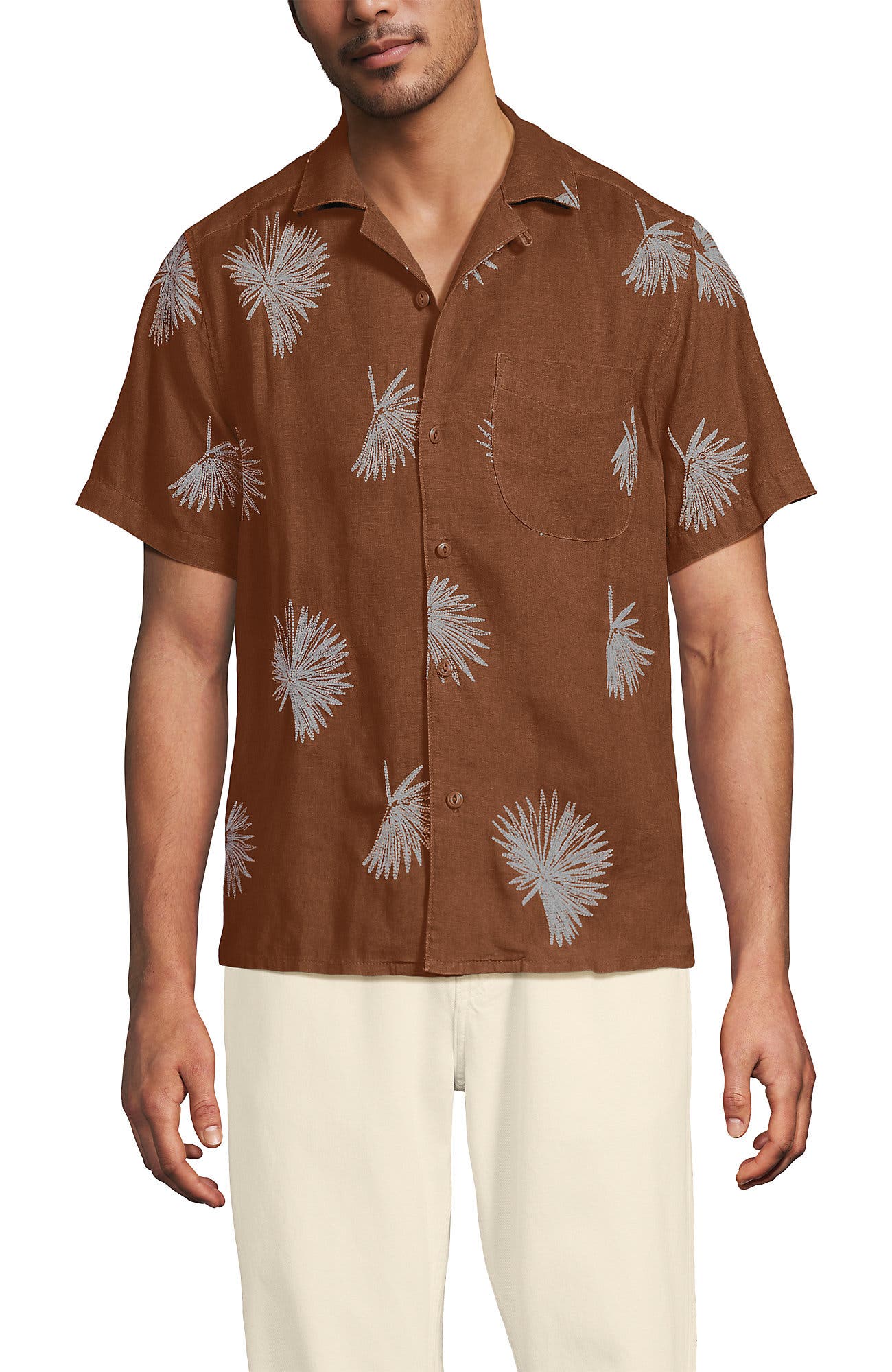 Rich Ginger Brown Fan Palm