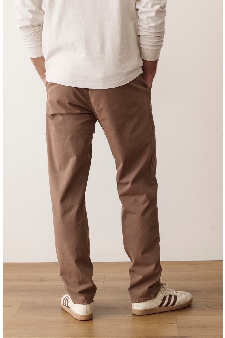 Saturday Slim Fit Twill Chinos, Alternate, color, TOBACCO