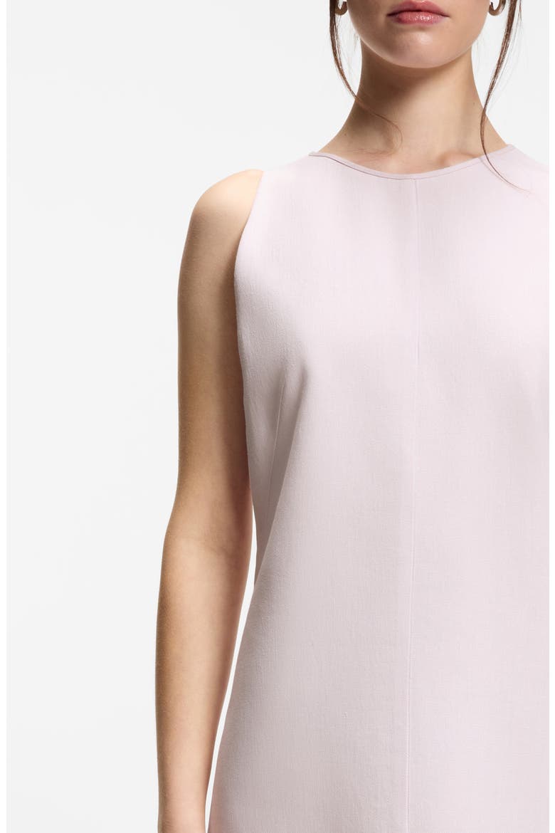Sleeveless Linen Blend Shift Dress, Alternate, color, OCEAN ROSE