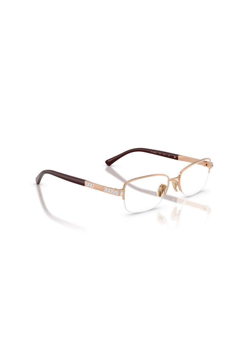 54mm Rectangle optical glasses, Alternate, color, Pink